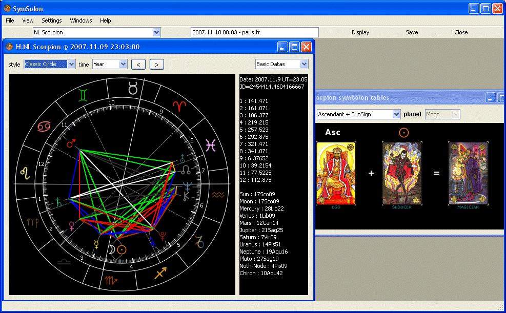 logiciel astrologie gratuit SymSolon